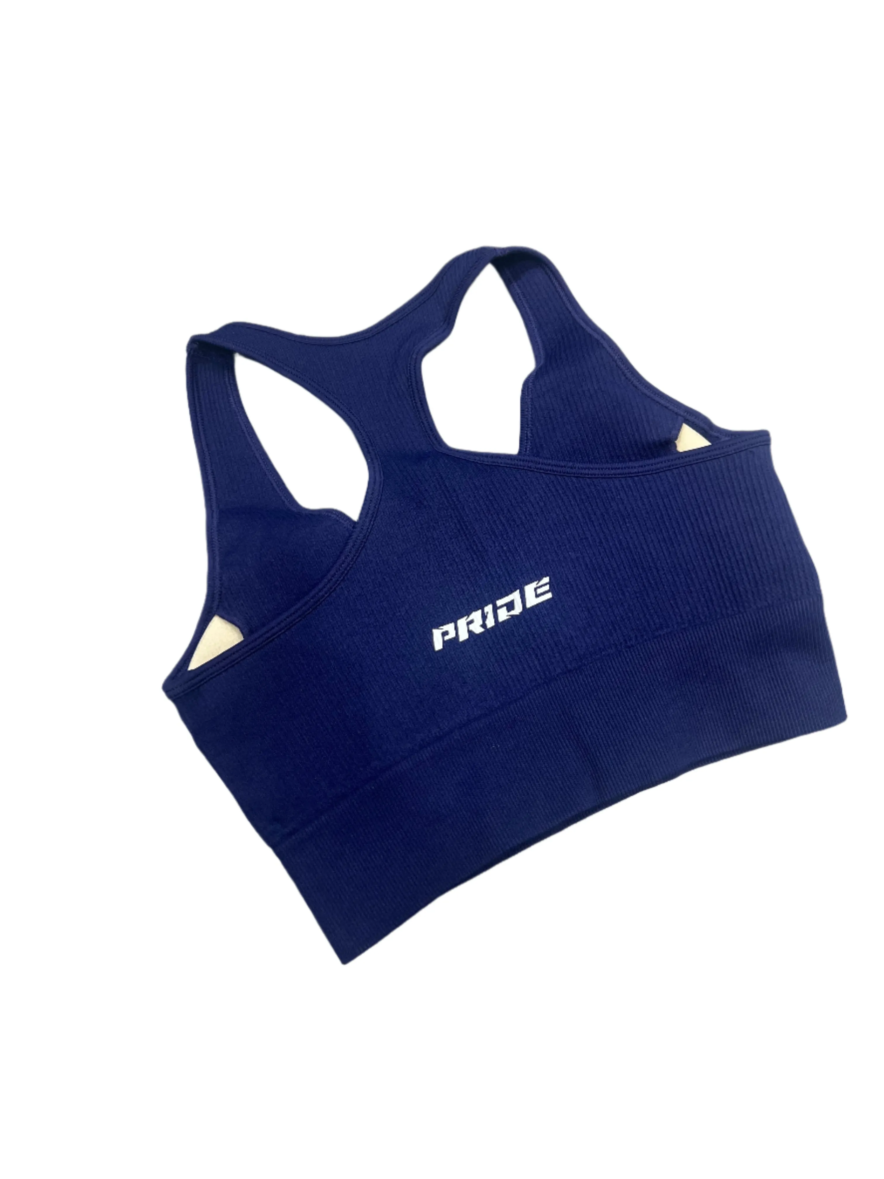 Top deportivo V Define para mujer Pride Activewear - Azul