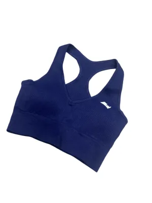 Top deportivo V Define para mujer Pride Activewear - Azul