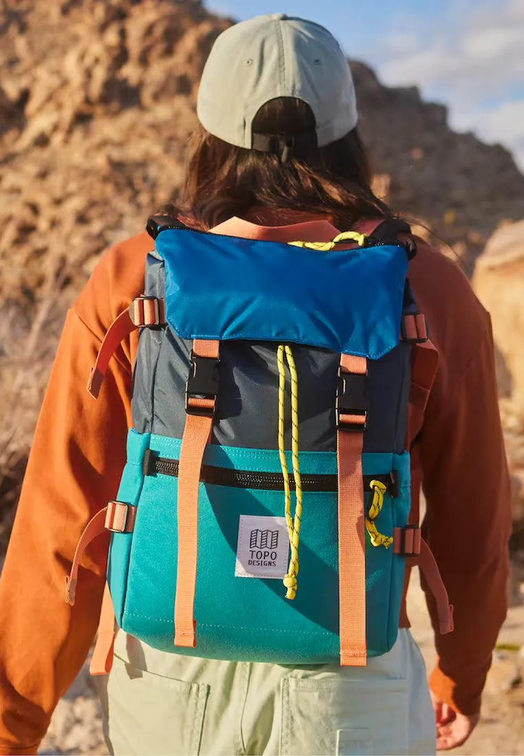 Topo Designs Rover Pack Rose Geode Green