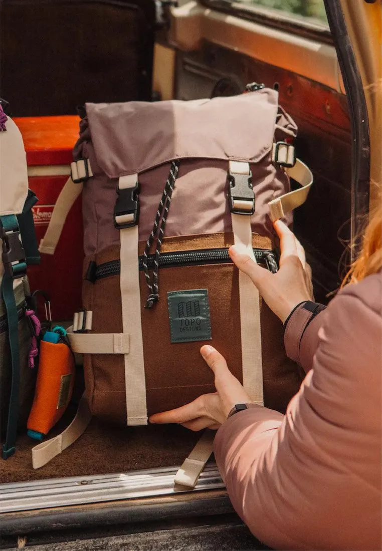 Topo Designs Rover Pack Rose Geode Green