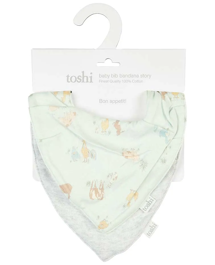 TOSHI BABY BANDANA BIB 2 PACK
