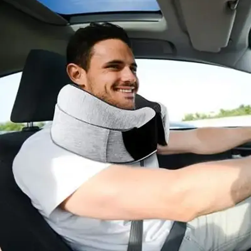 TravelNest | Ergonomic Memory Foam Travel Pillow