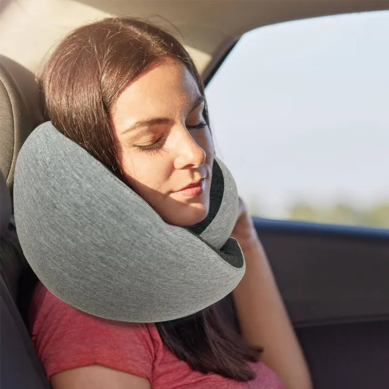 TravelNest | Ergonomic Memory Foam Travel Pillow