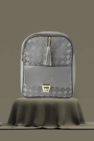 Trendy Casual Backpack for Girls - Dark Grey