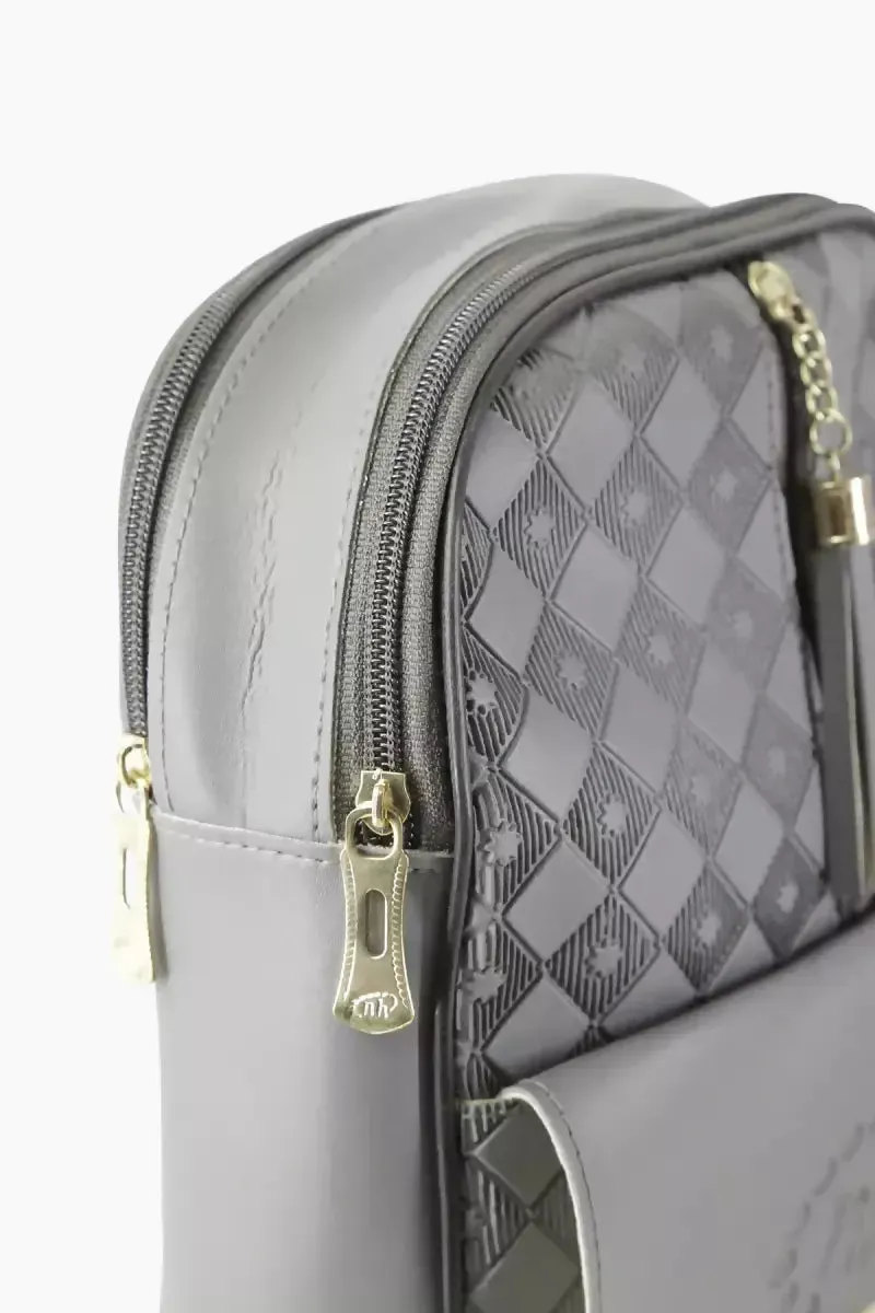 Trendy Casual Backpack for Girls - Dark Grey