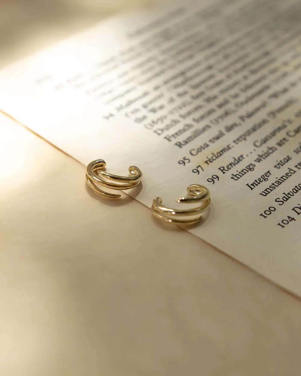 TRIAD Ear Cuffs in Gold