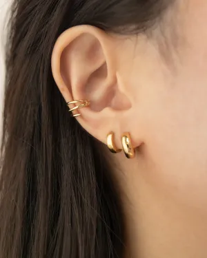 TRIAD Ear Cuffs in Gold