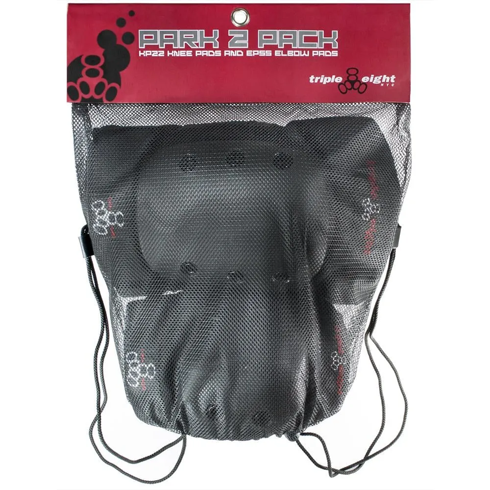 Triple 8 - Park 2 Pack Pad Set Black