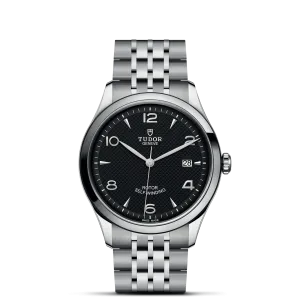 TUDOR 1926 39mm Case, Black Dial, Steel Bracelet (M91550-0002)