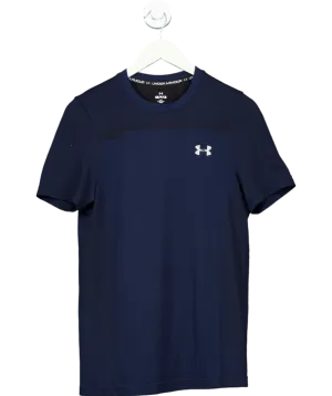 Under Armour Blue Men's Ua Vanish Elite Vent Printed Short Sleeve UK S