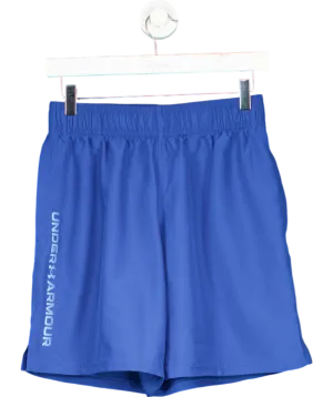 Under Armour Blue Tech Woven Wordmark Shorts UK S