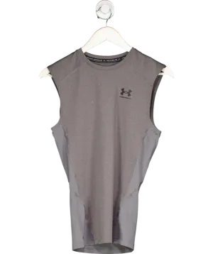 Under Armour Grey Heatgear Sleeveless Vest UK M