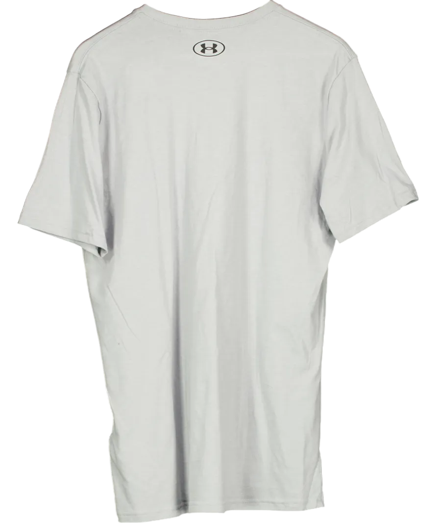 Under Armour Grey Men's Ua Logo Short Sleeve UK M