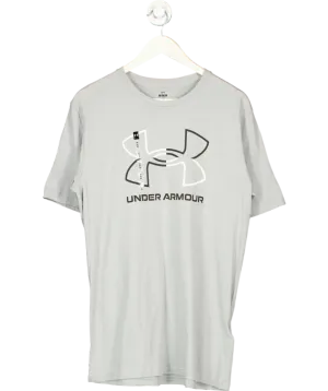 Under Armour Grey Men's Ua Logo Short Sleeve UK M