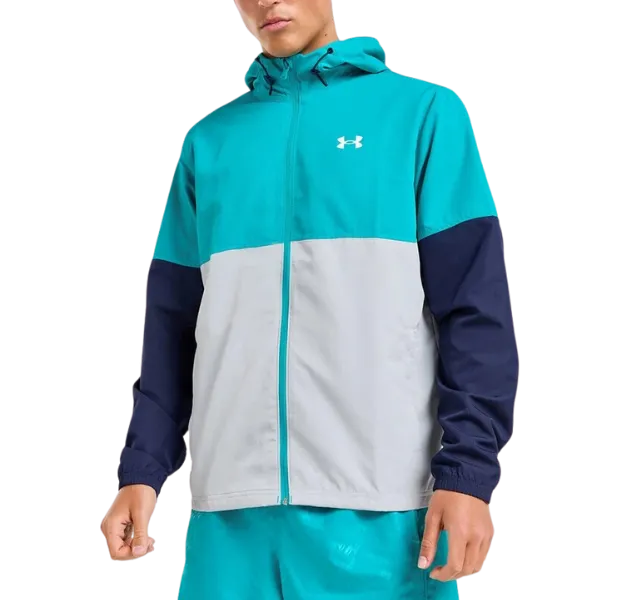 Under Armour Seamless Wave T-Shirt - Windrunner - Speedpocket Shorts Outfit - Blue