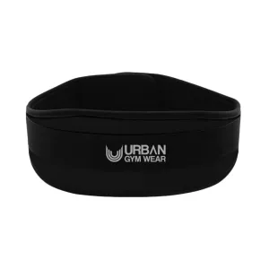 Urban Gym Wear 6" Nylon Belt Black