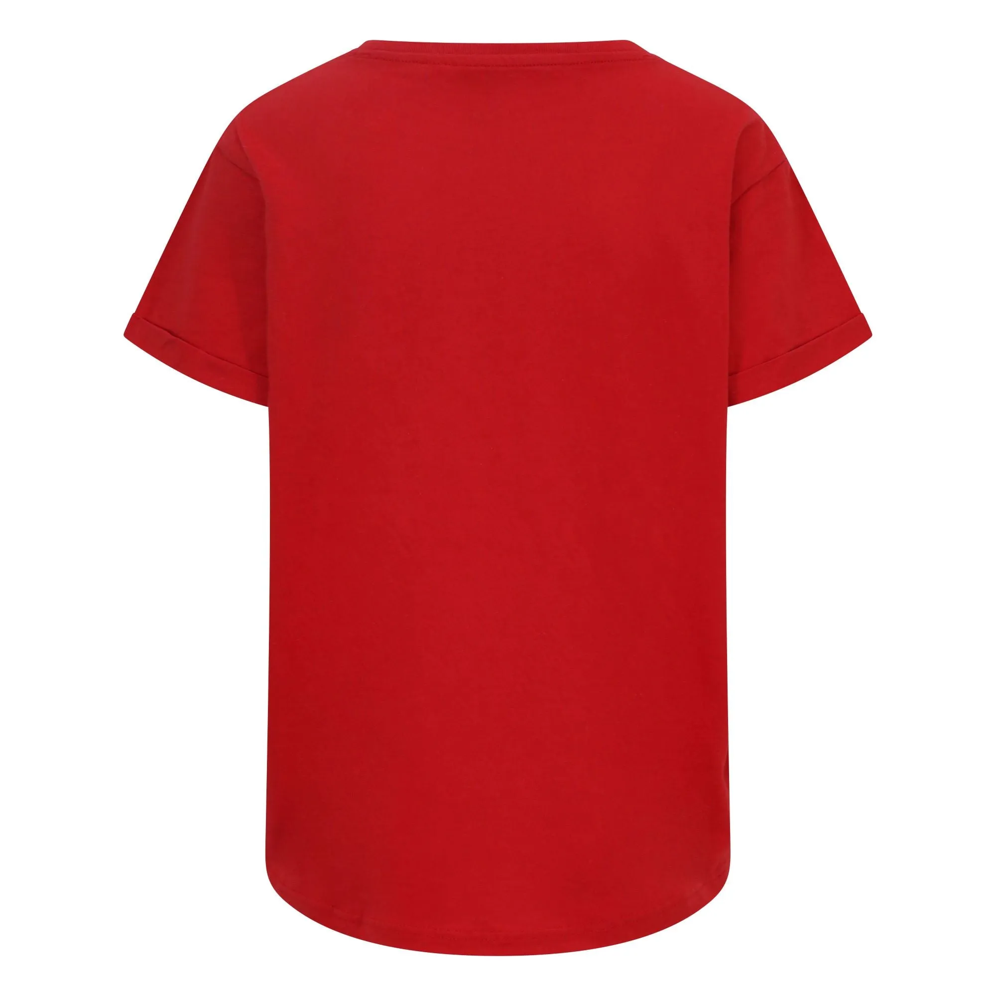 Validate Core Essentials Women's Rolled Sleeve T-Shirt Red