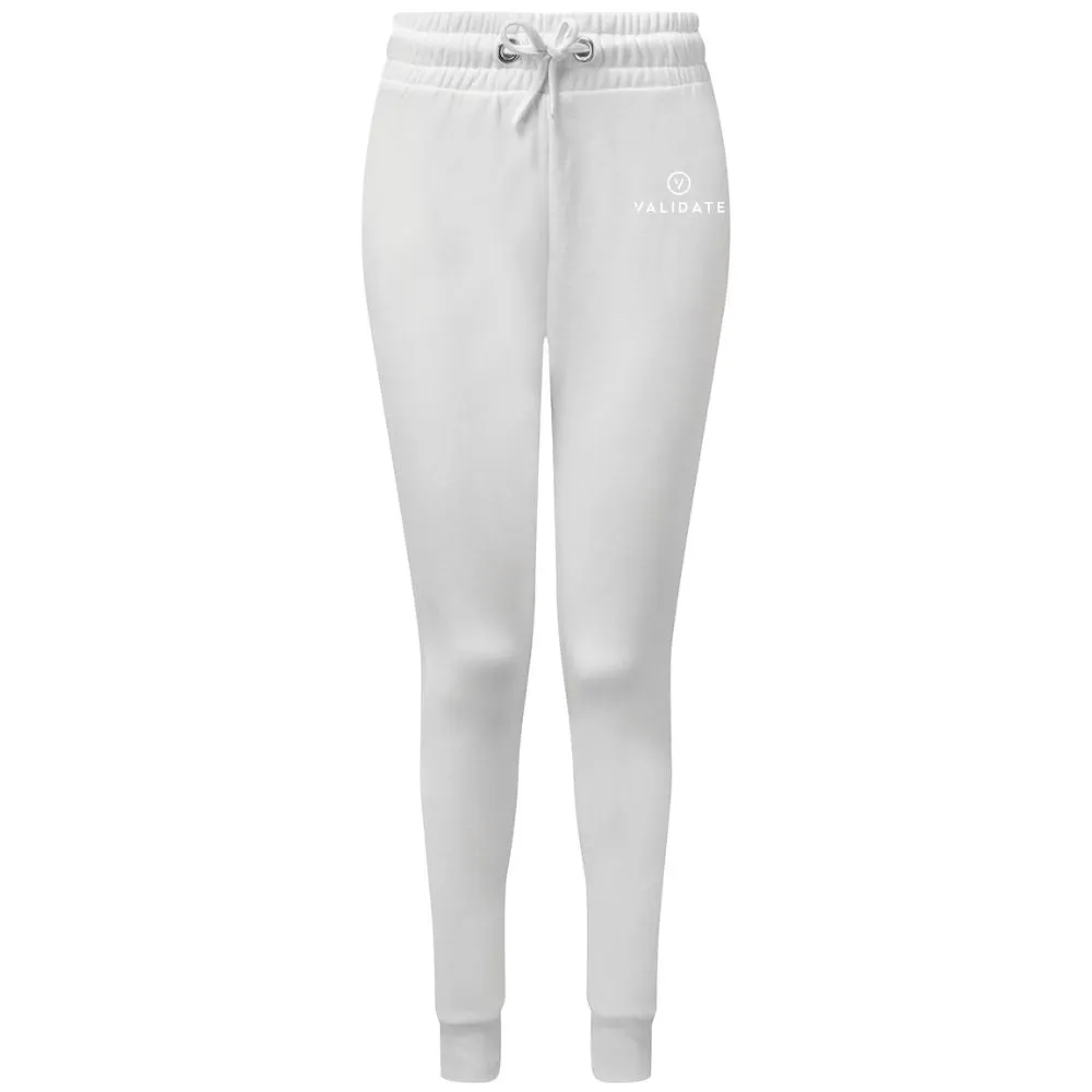 Validate Slim Leg Joggers White