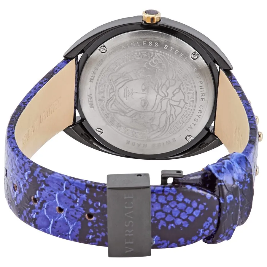 Versace Shadov Quartz Black Dial Ladies Watch VEBM00418