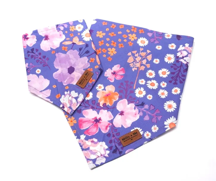 Very Peri Spring Flowers - Pet Bandana