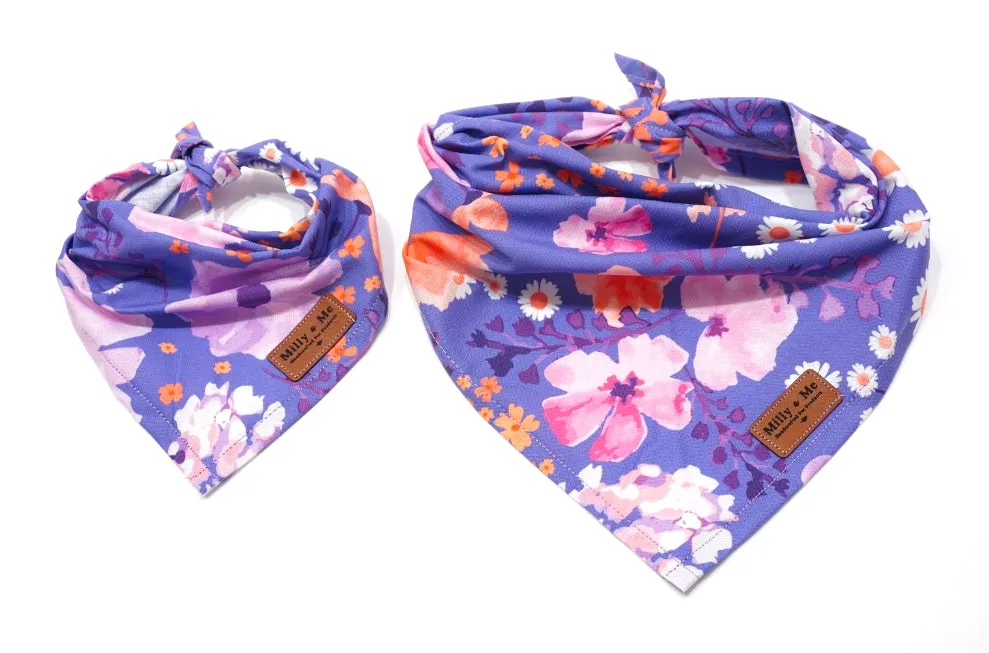 Very Peri Spring Flowers - Pet Bandana