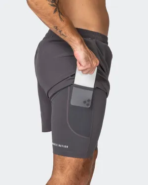 Vigour Training 3" Shorts - Graphite