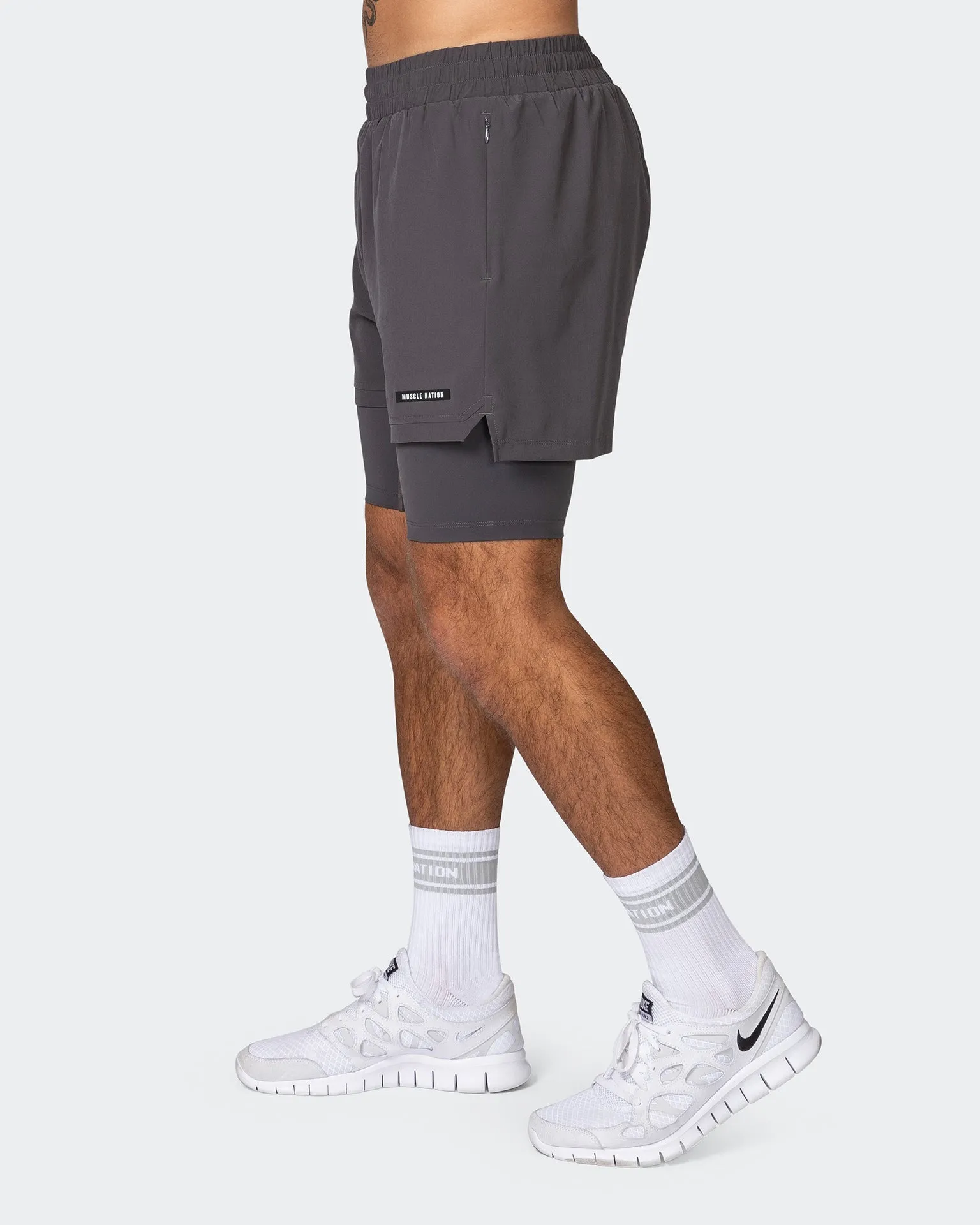 Vigour Training 3" Shorts - Graphite