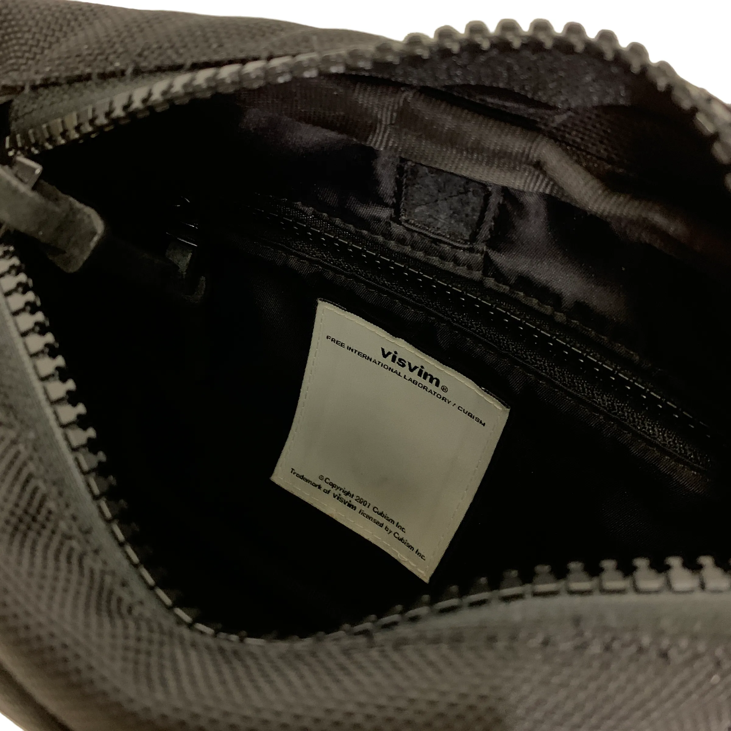 Visvim Ballistic Lumbar Mini Waist Shoulder Bag Black