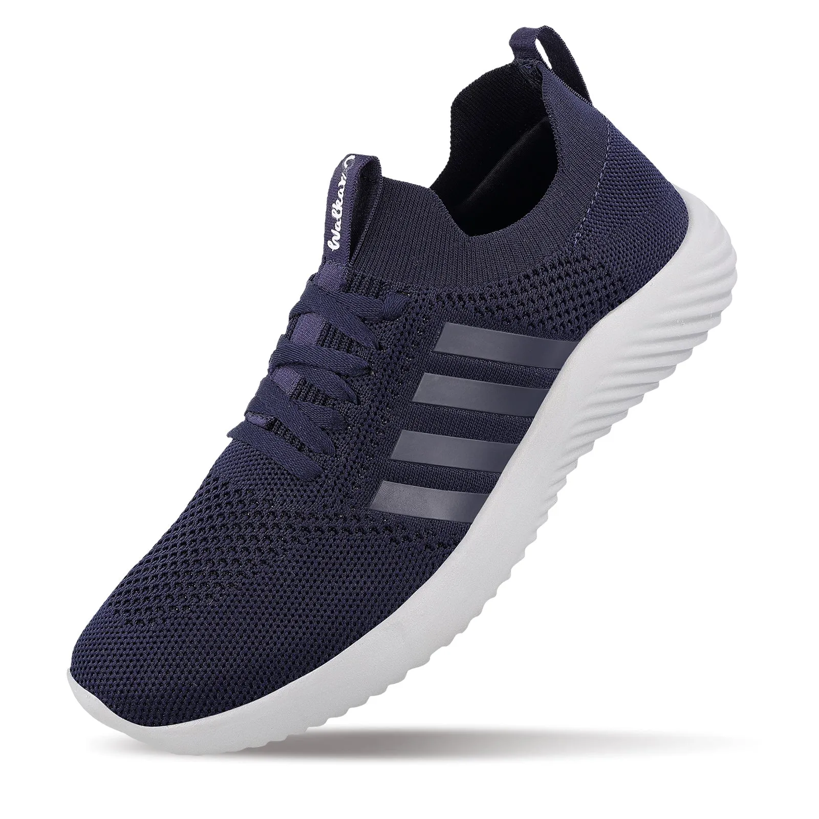 Walkaroo Men Lace-up Sock Shoes - WS9509 Navy Blue