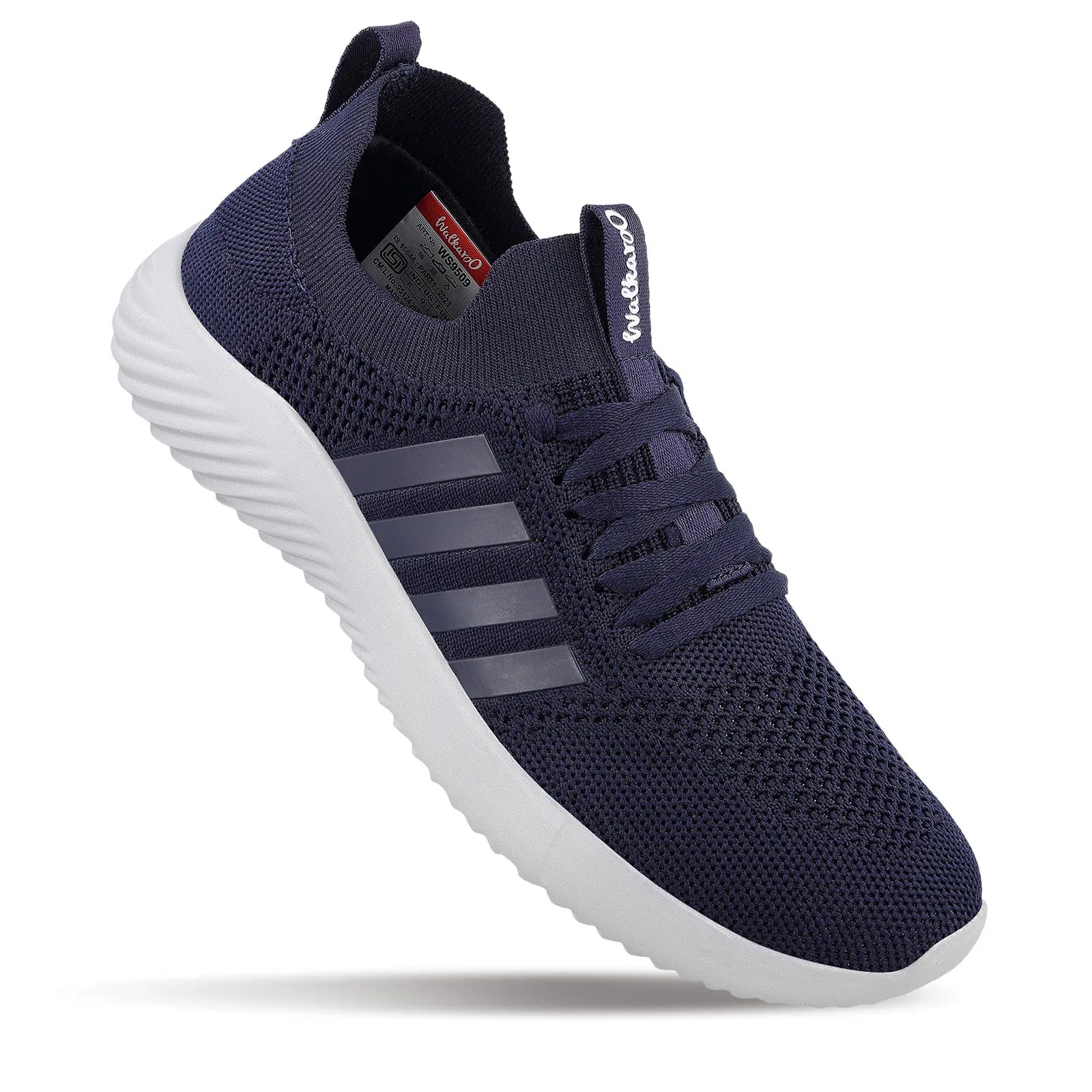 Walkaroo Men Lace-up Sock Shoes - WS9509 Navy Blue
