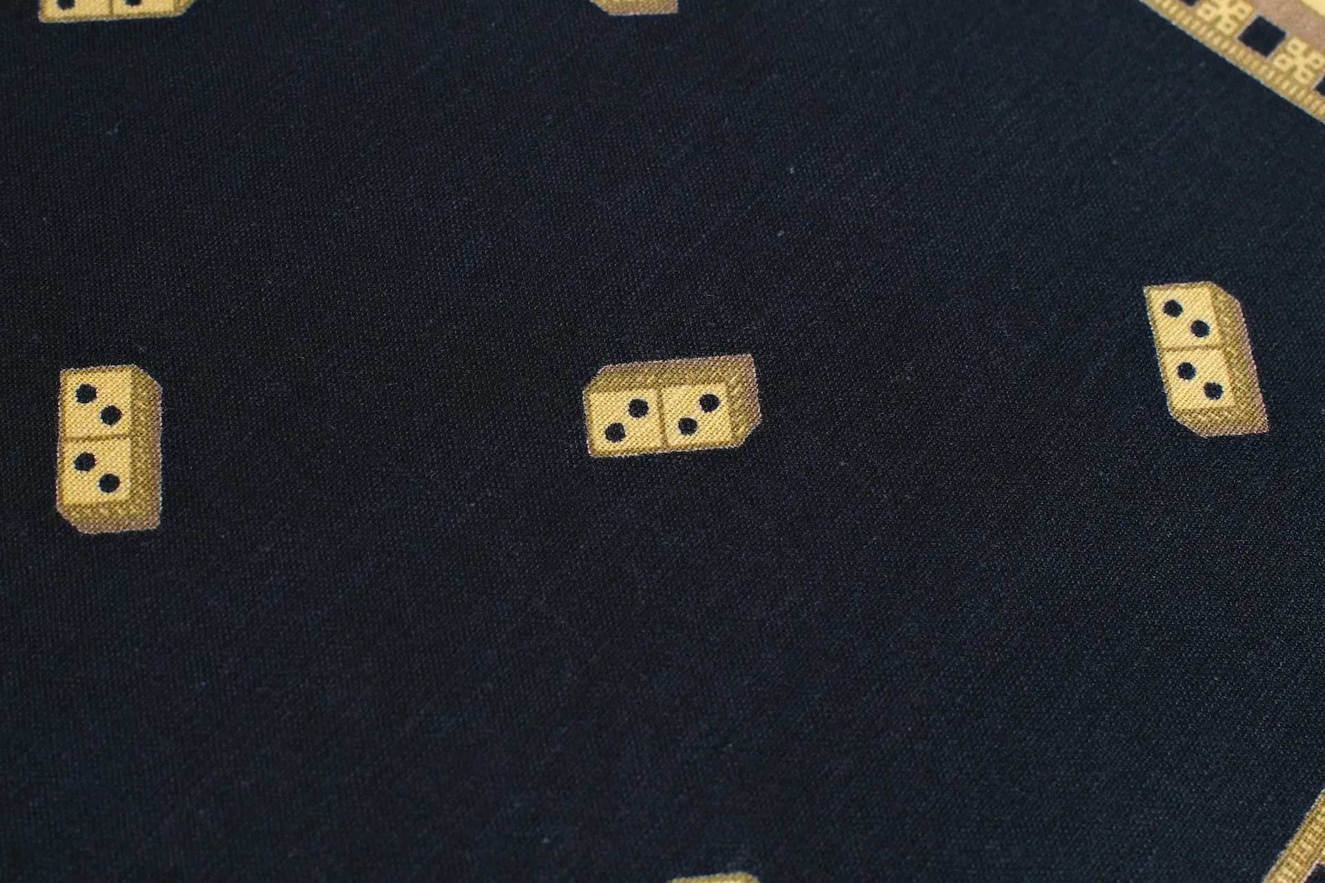 Warehouse "Domino" Selvage Bandana (Black)