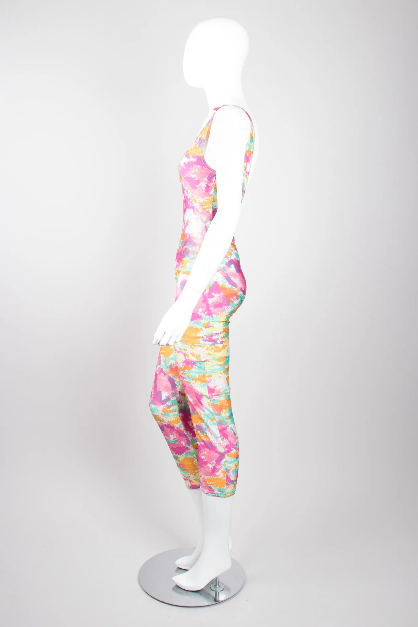 Watercolor Jumpsuit & Shirt Set