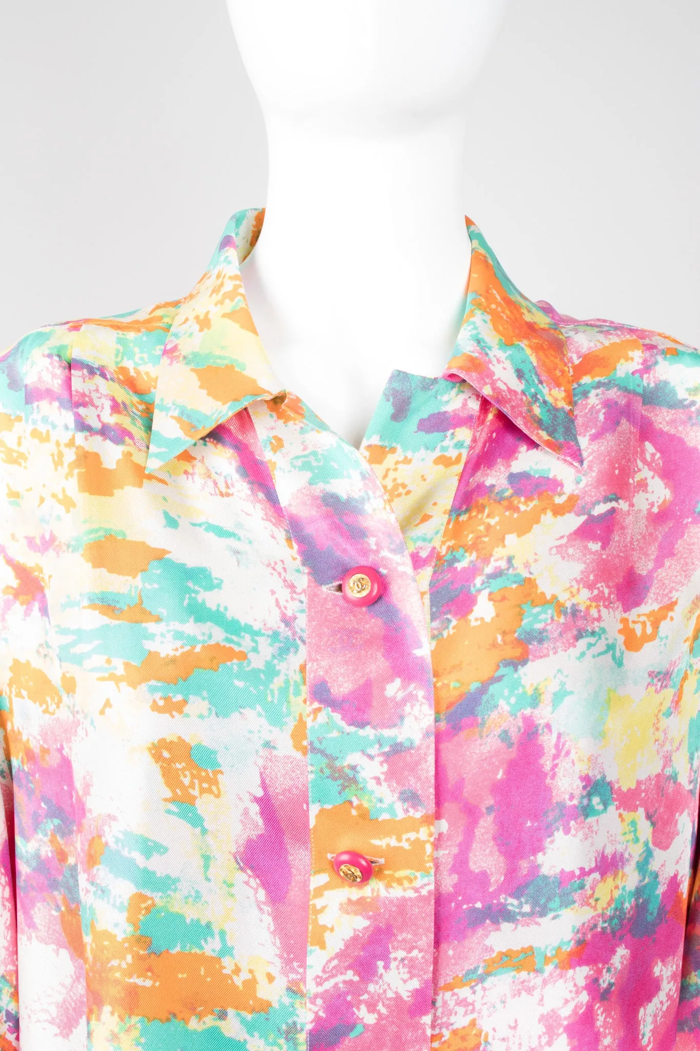 Watercolor Jumpsuit & Shirt Set