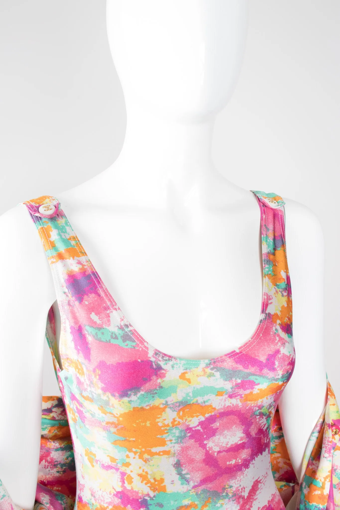 Watercolor Jumpsuit & Shirt Set