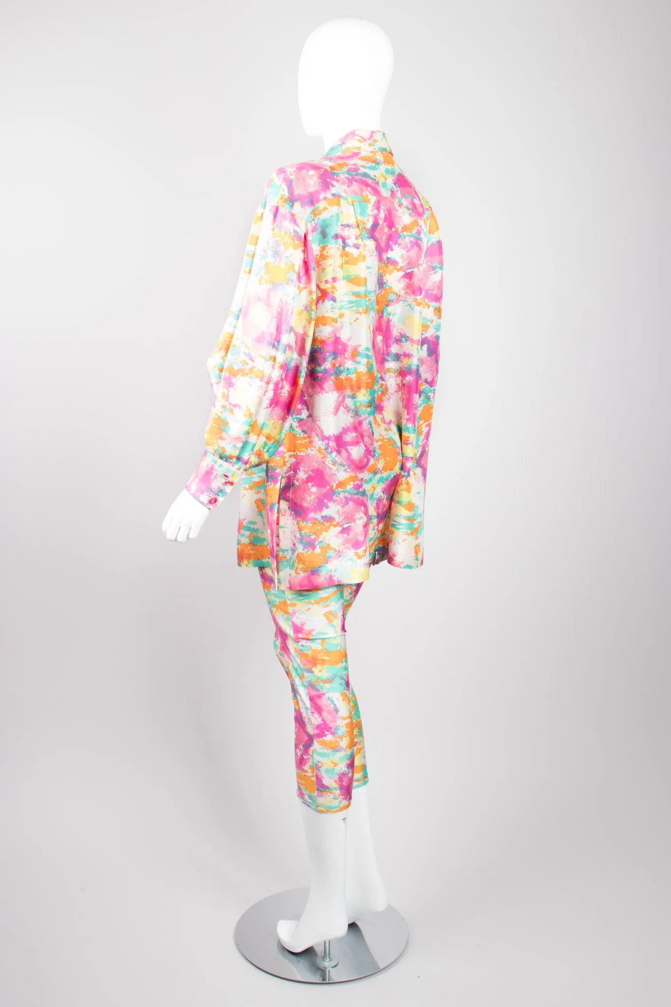 Watercolor Jumpsuit & Shirt Set