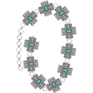 Western aztec cross gemstone fashion chain belt