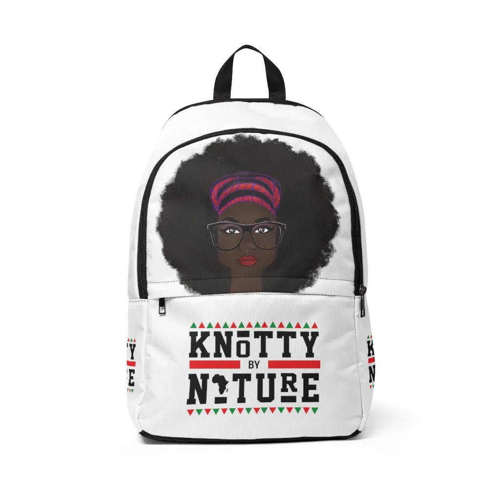 White Knotty by Nature Backpack