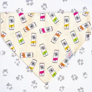 White Paws Bandana