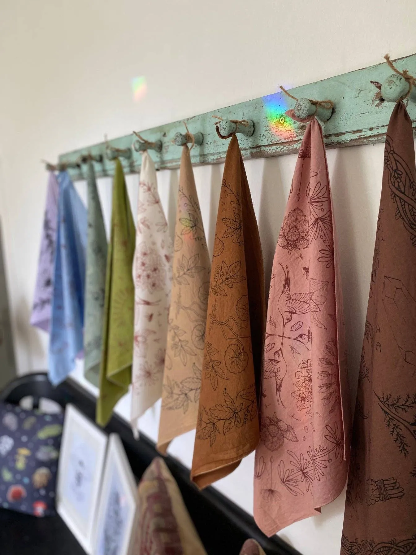 White Spring Herbs Bandana