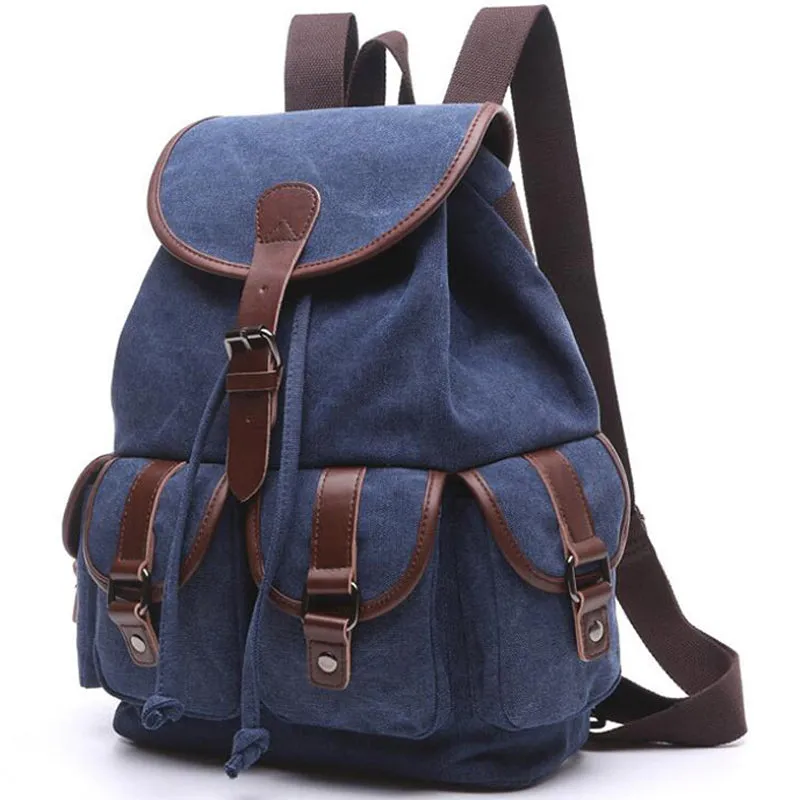 Women Canvas Backpack Purse Vintage
