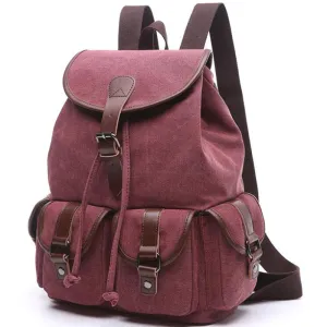 Women Canvas Backpack Purse Vintage