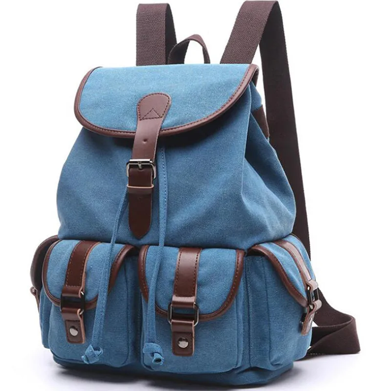 Women Canvas Backpack Purse Vintage
