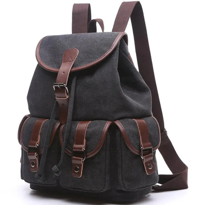 Women Canvas Backpack Purse Vintage