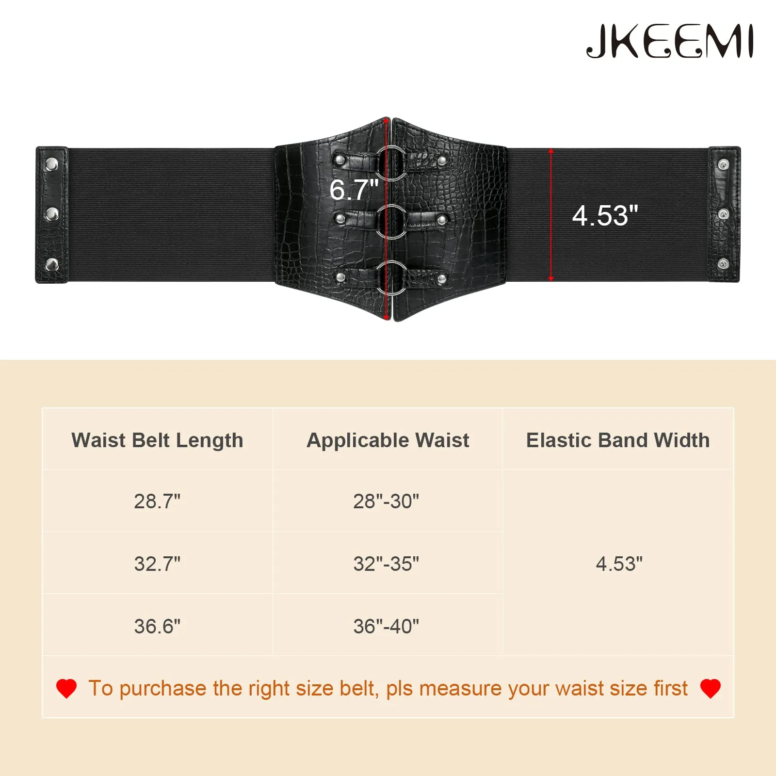 Women Corset Belt Metal O-Ring Decor Wide Elastic Belt for Daily Dress Cosplay Halloween Costumes