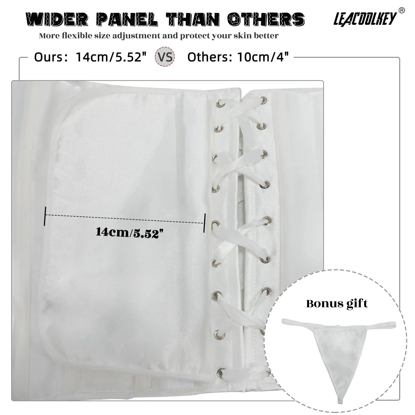 Women Lace-up Bustier Corset Top Sexy Overbust Body Shapewear Waist Cincher Corset