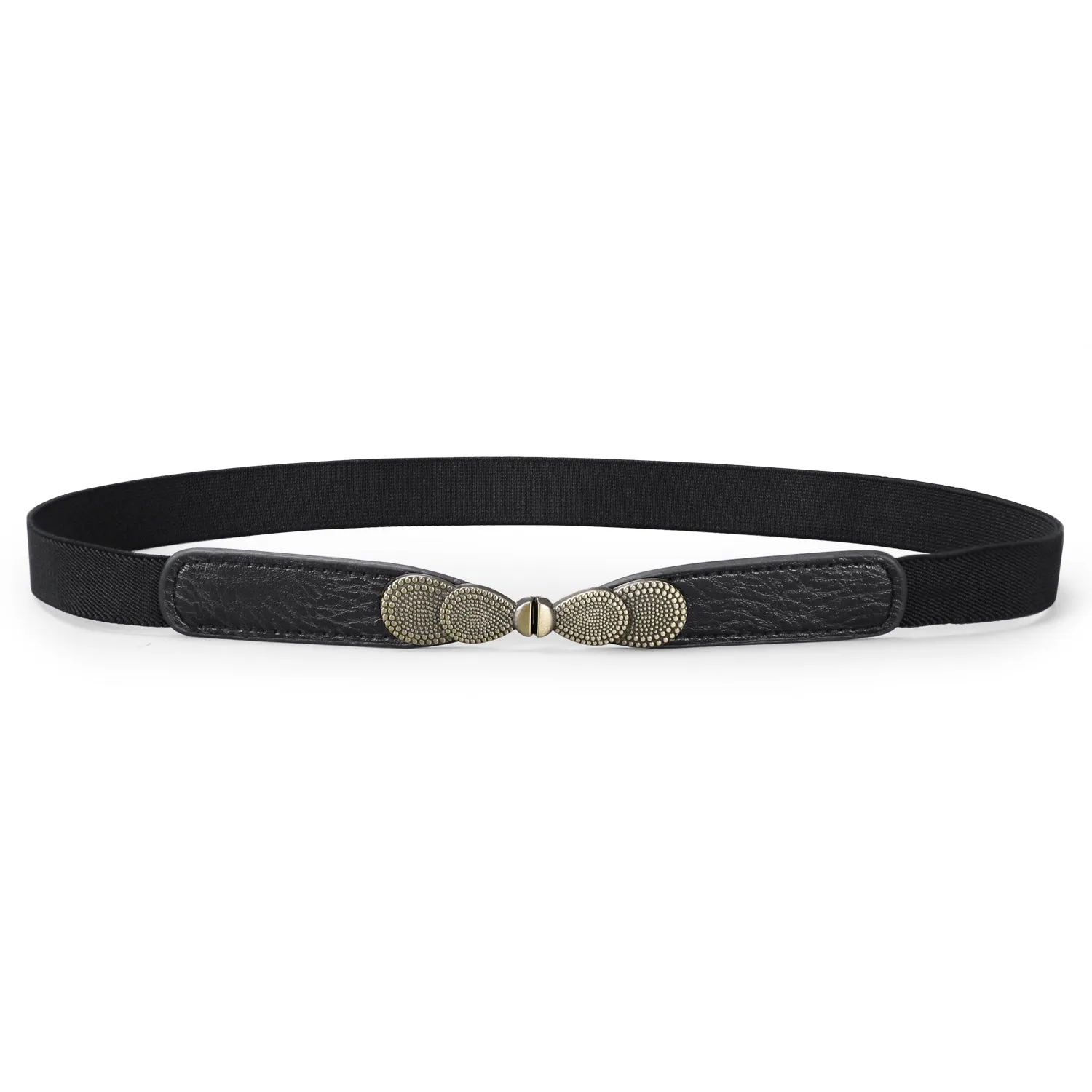 Women Skinny Elastic Stretch Belt for Dresses Retro Ladies Waist Cinch Thin Belt By JASGOOD