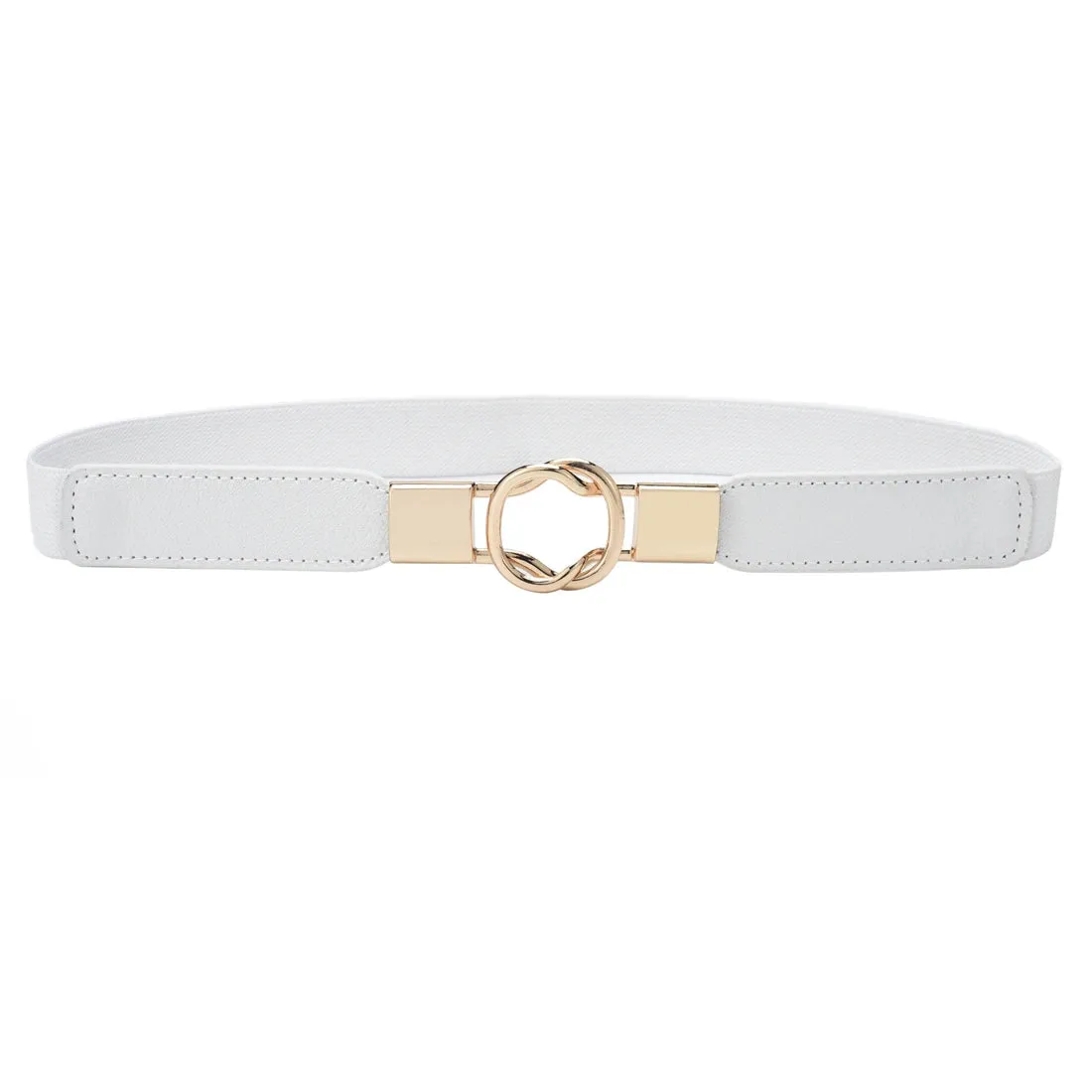 Women Skinny Stretchy Waist Belt for Dress Ladies Elastic Thin Belt Plus Size