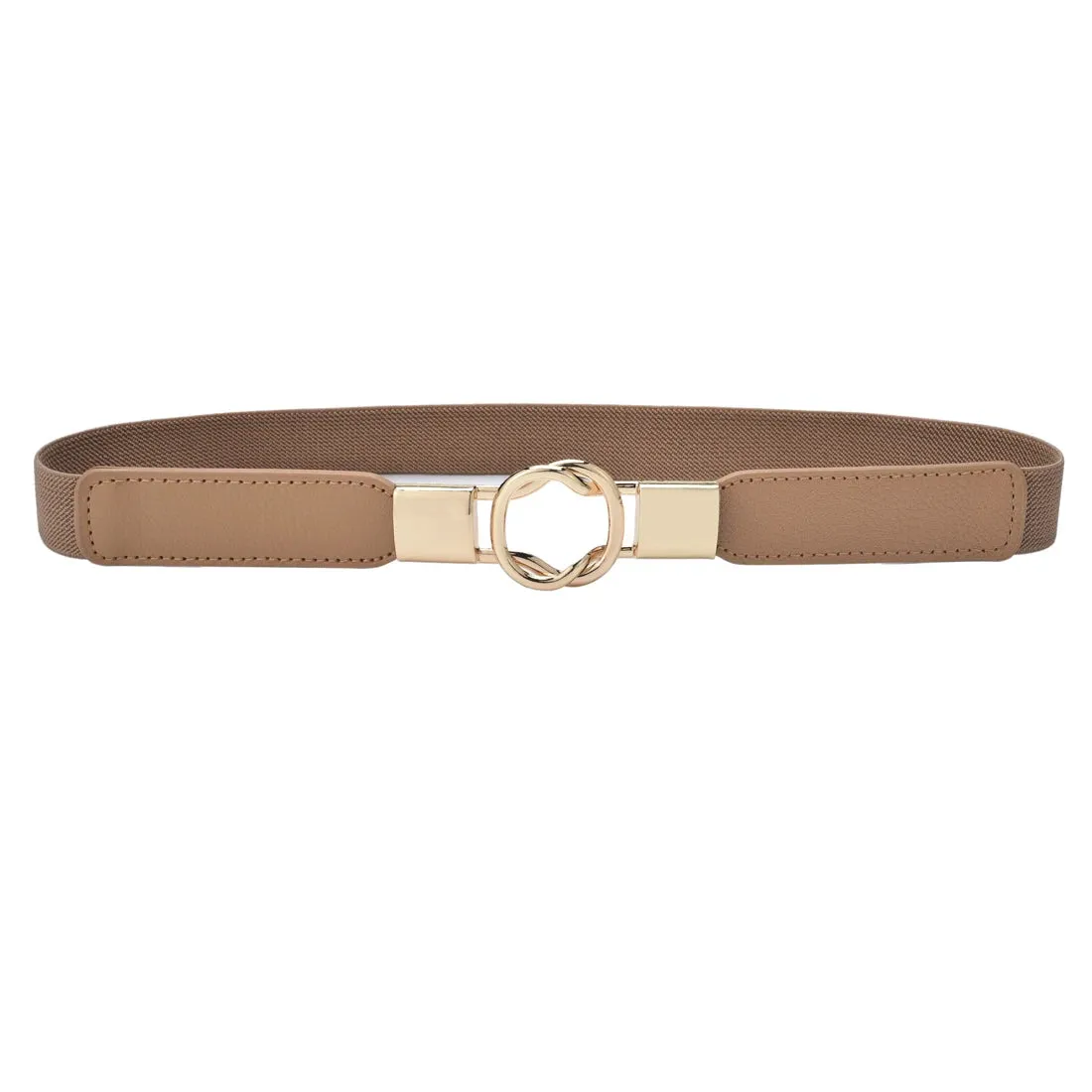 Women Skinny Stretchy Waist Belt for Dress Ladies Elastic Thin Belt Plus Size