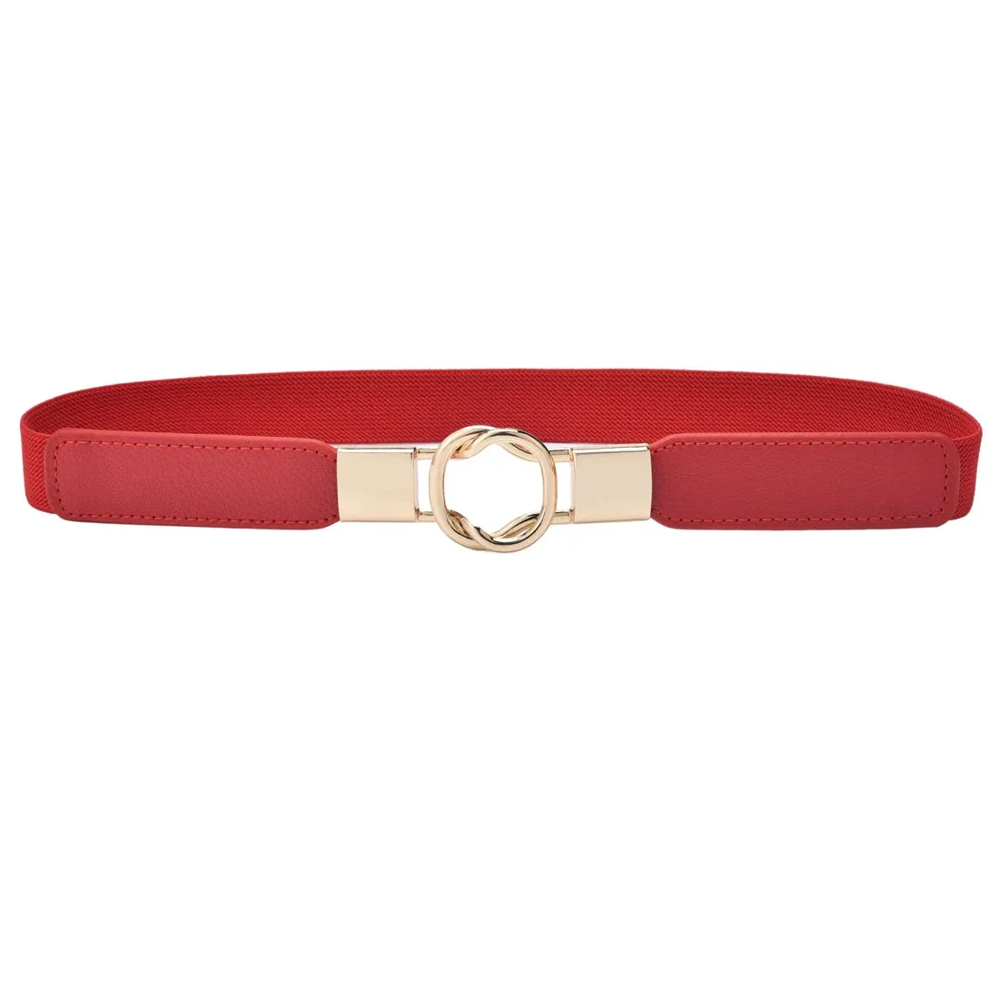 Women Skinny Stretchy Waist Belt for Dress Ladies Elastic Thin Belt Plus Size