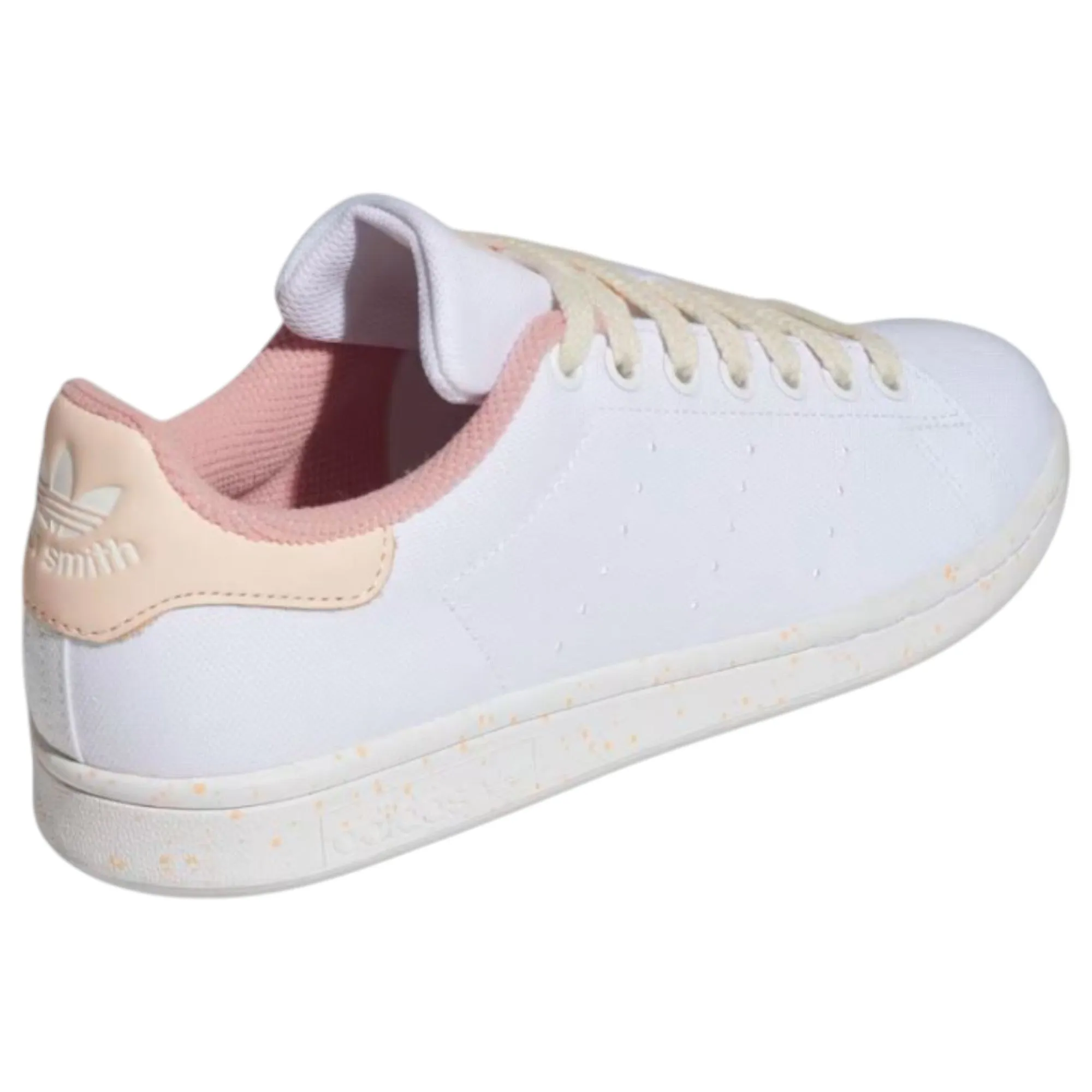 Womens Adidas Stan Smith Originals Sneakers White/Pink Tint Shoes